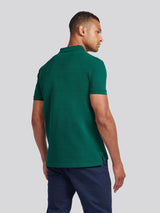 Mens Double Horsemen Polo Shirt Rain Forest