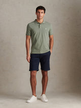 Mens Double Horsemen Polo Shirt Sea Spray