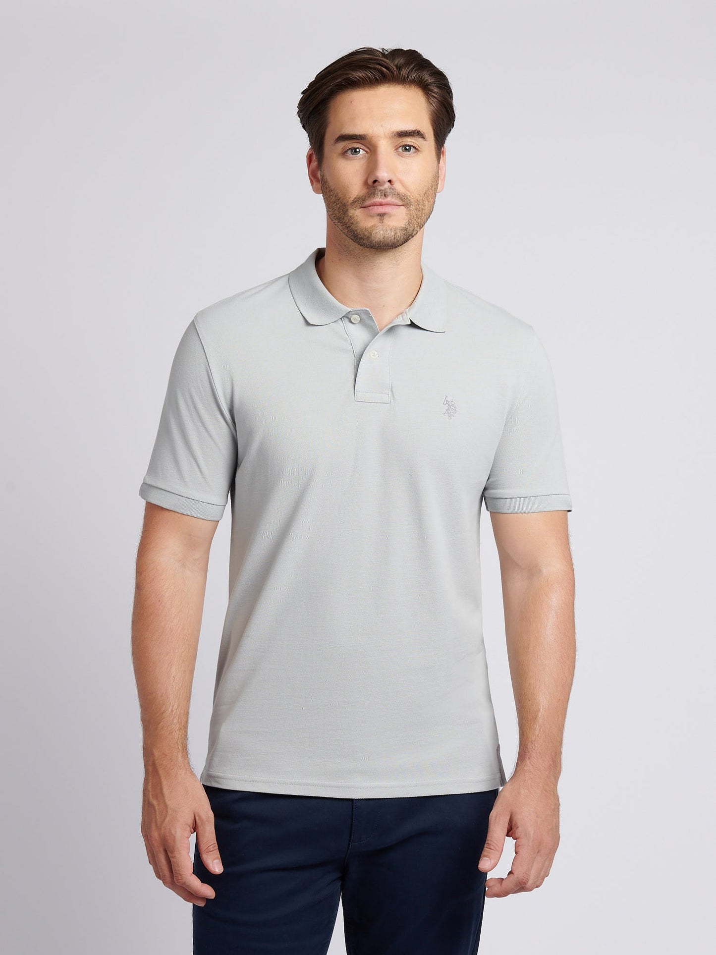 Mens Double Horsemen Polo Shirt High Rise