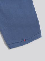 Mens Double Horsemen Polo Shirt Vintage Indigo