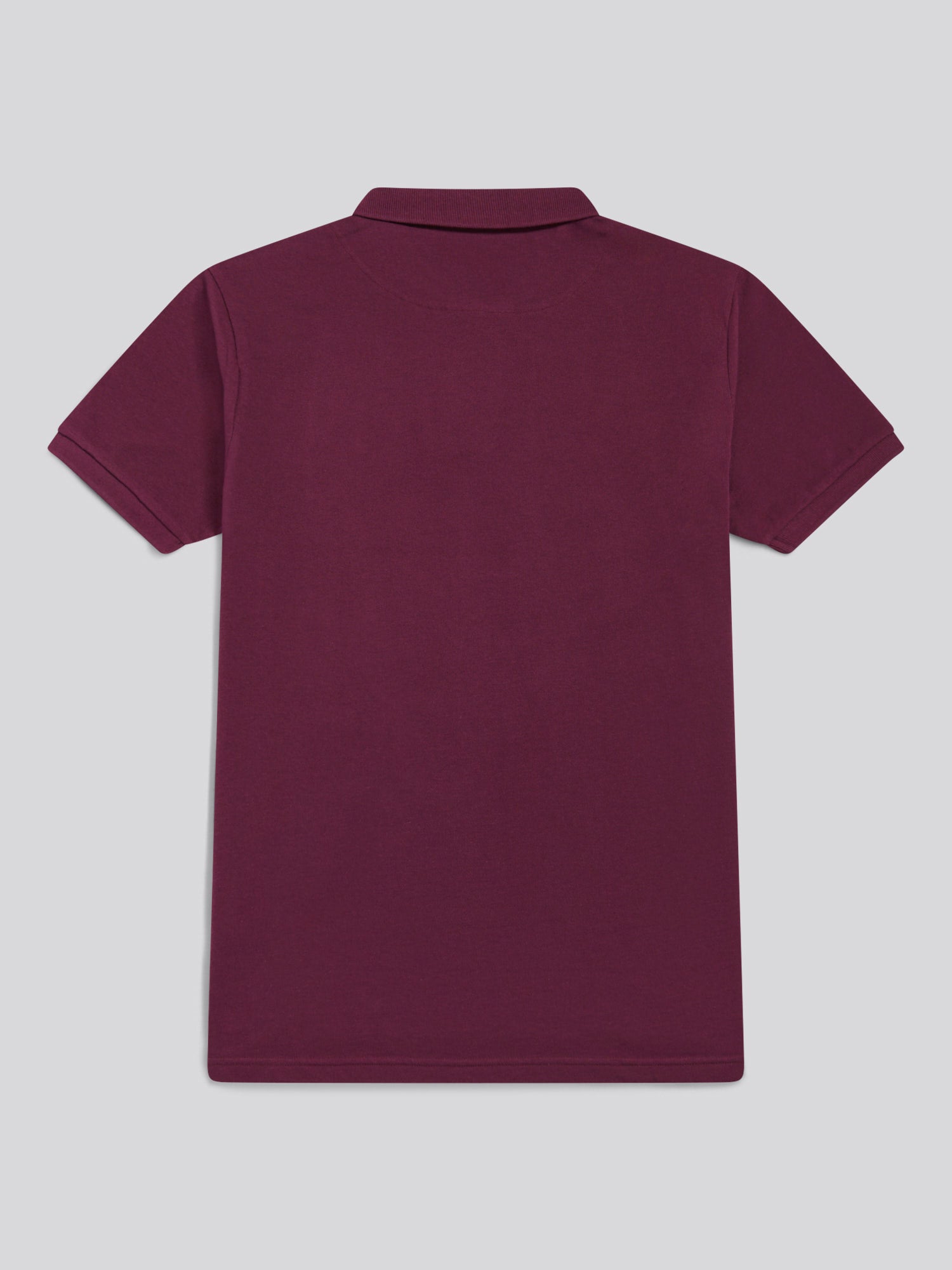 Mens Double Horsemen Polo Shirt Grape Wine