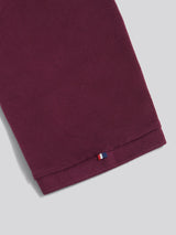 Mens Double Horsemen Polo Shirt Grape Wine