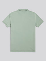 Mens Double Horsemen Polo Shirt Iceberg Green