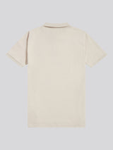 Mens Double Horsemen Polo Shirt Beige