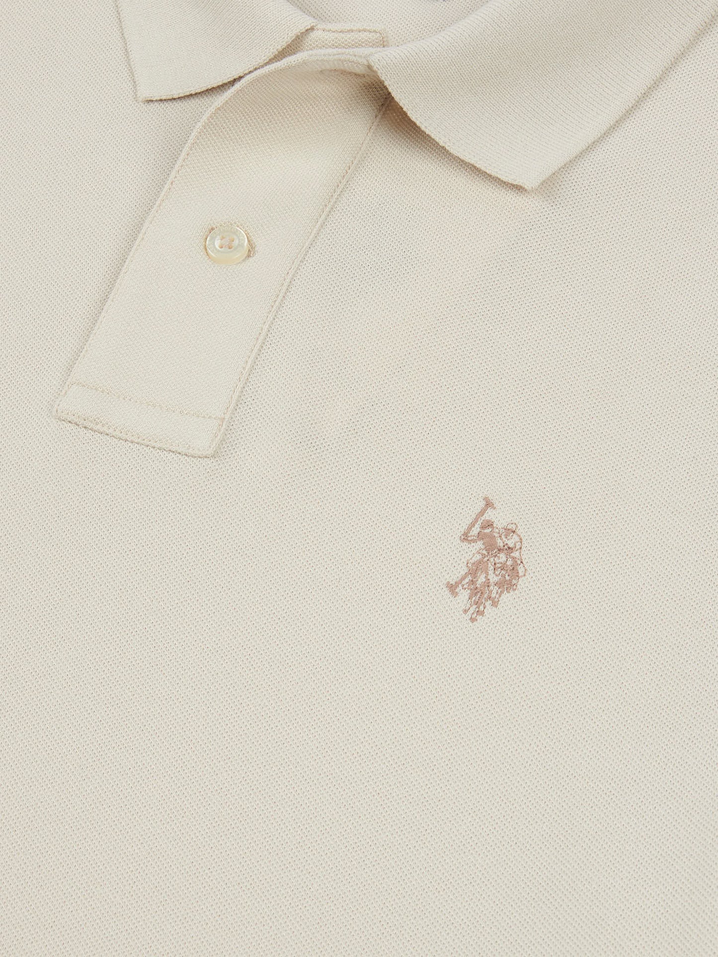 Mens Double Horsemen Polo Shirt French Oak