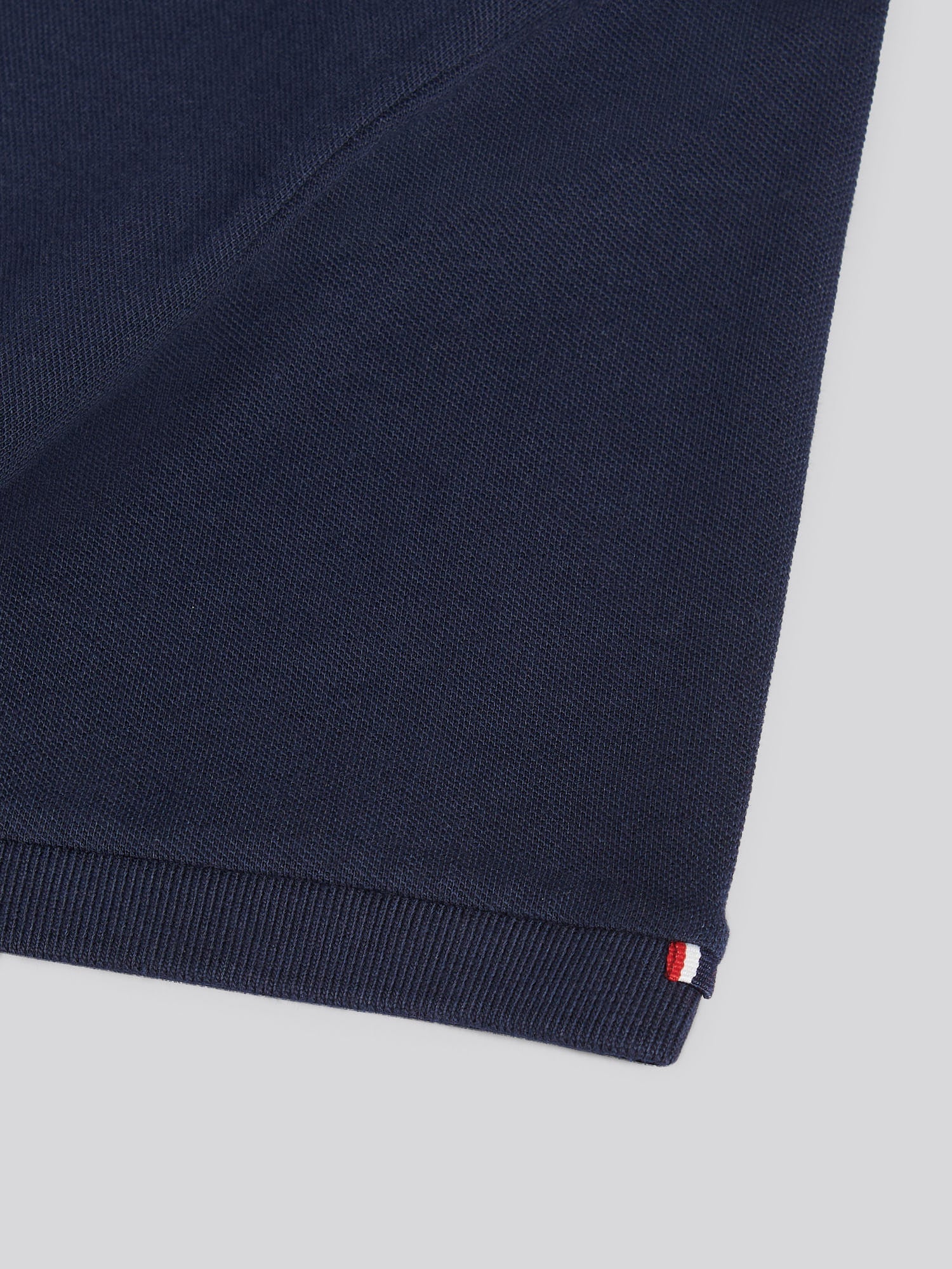Mens Double Horsemen Polo Shirt Dark Sapphire Navy / Haute Red DHM
