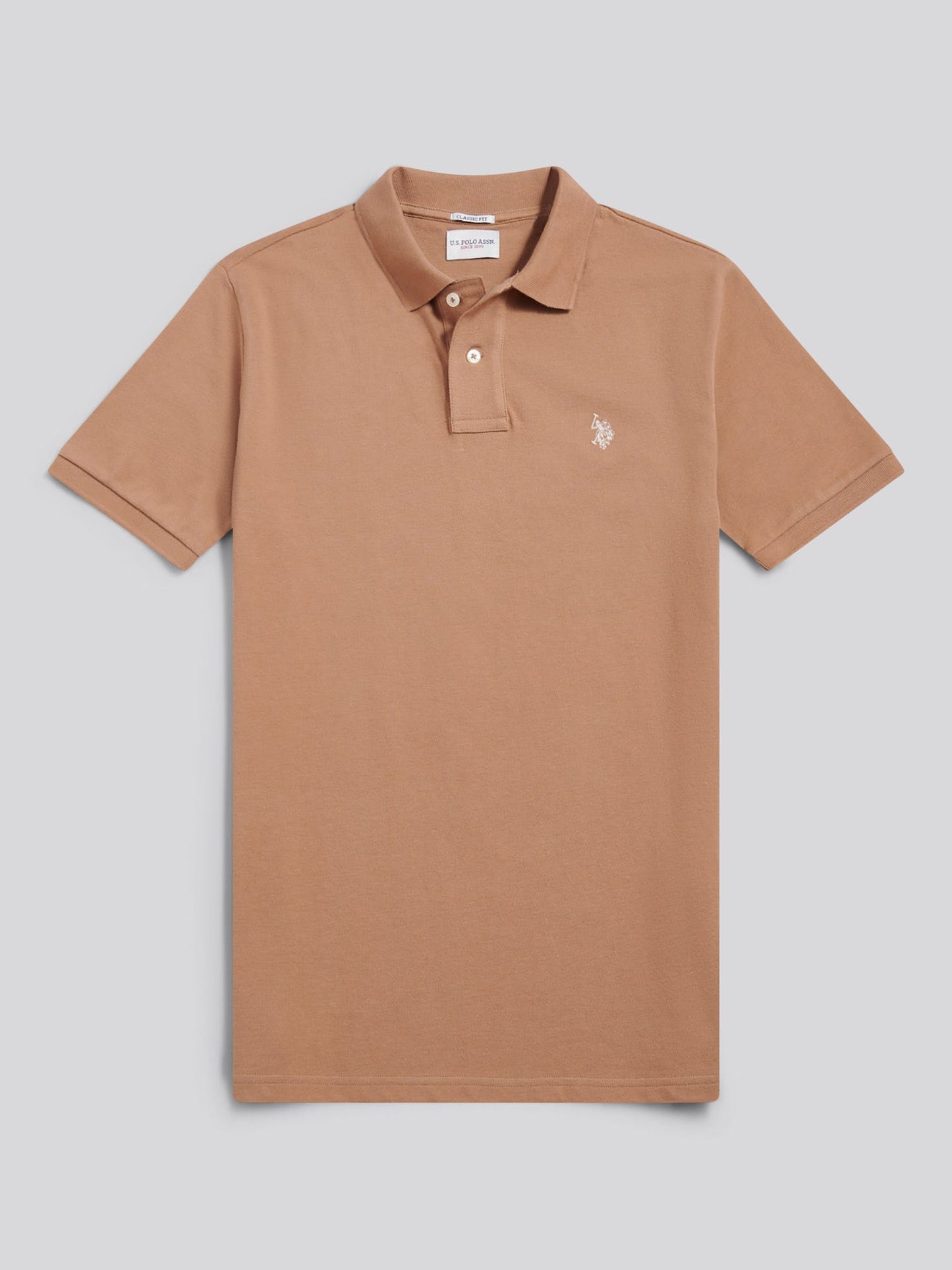 Mens Double Horsemen Polo Shirt Burro