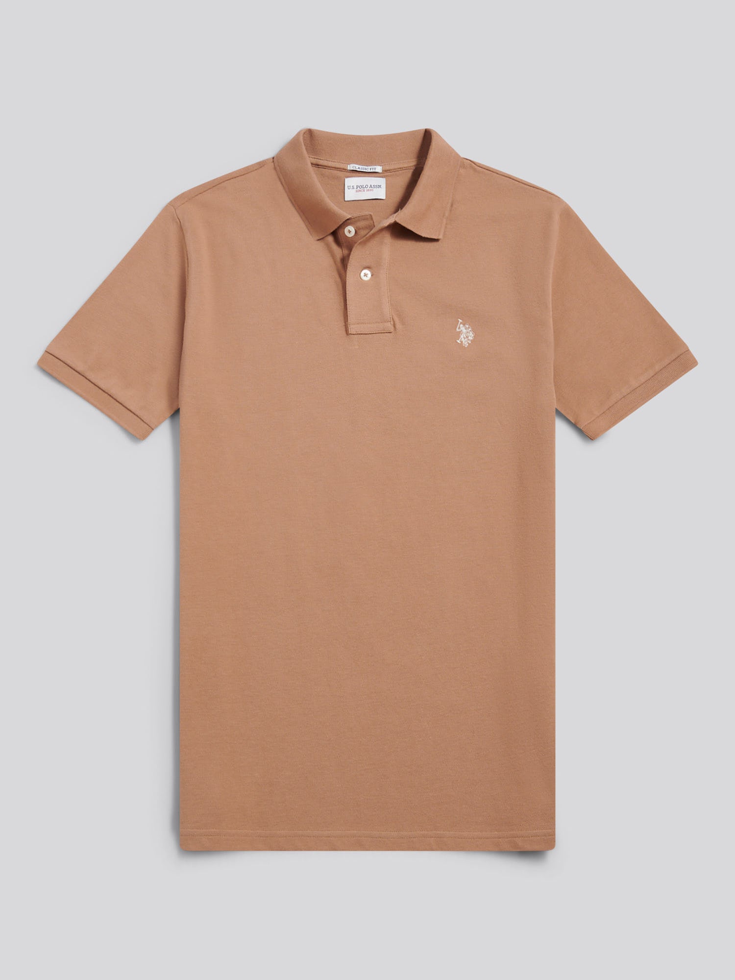 Mens Double Horsemen Polo Shirt Burro