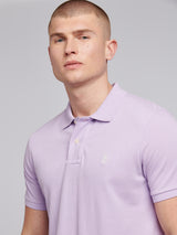 Mens Double Horsemen Polo Shirt Lilac Breeze
