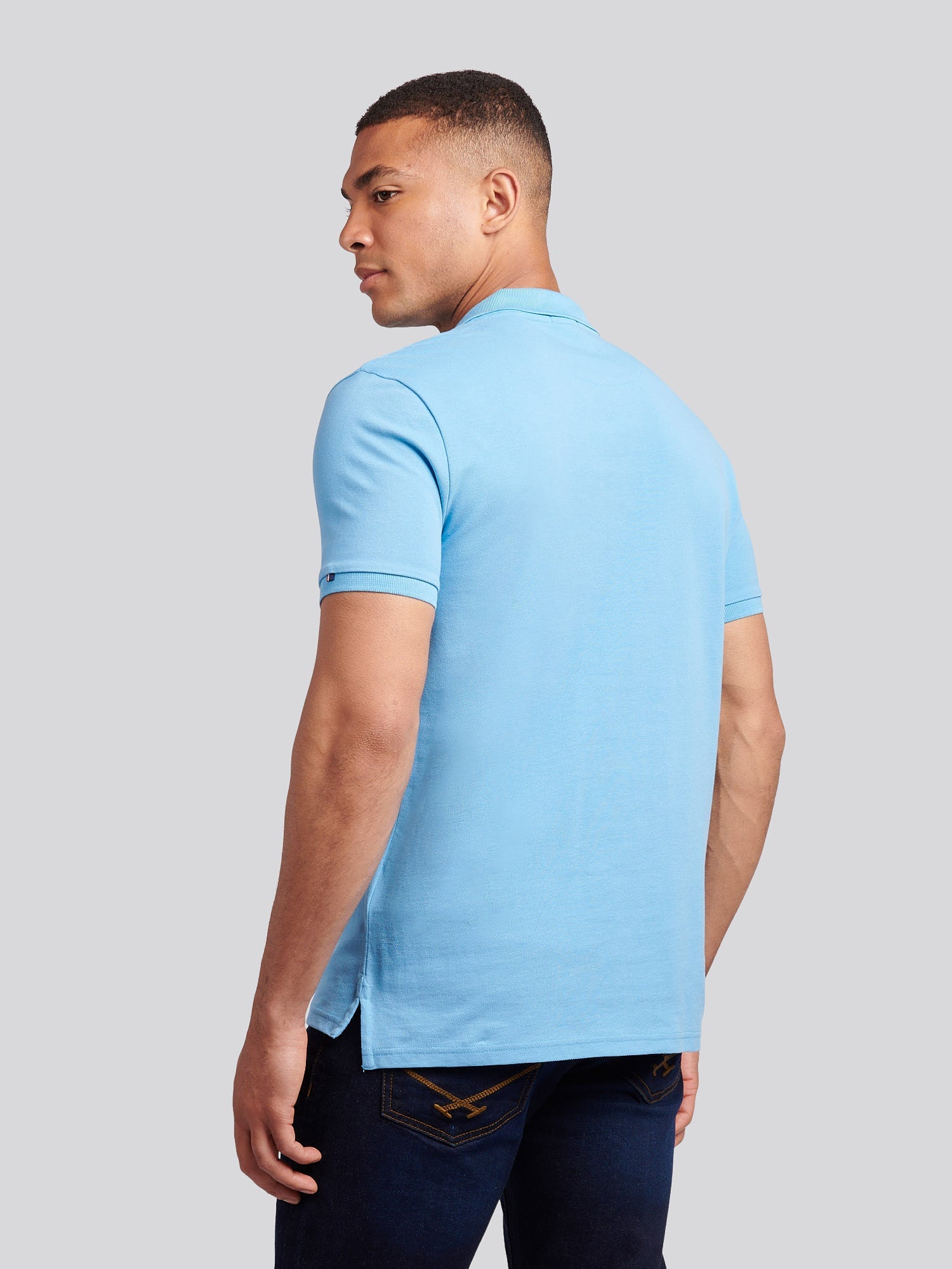 Mens Double Horsemen Polo Shirt Heritage Blue