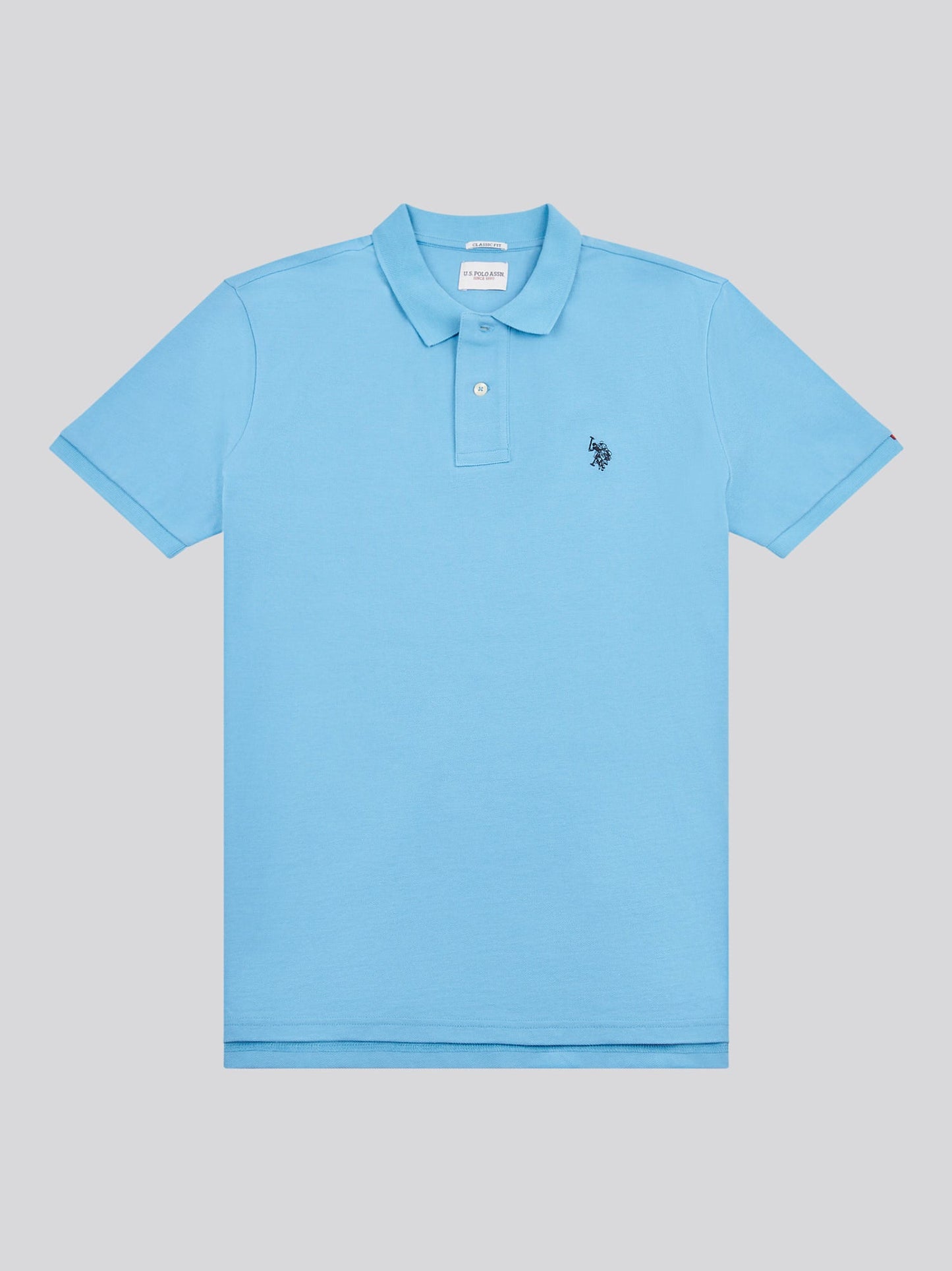 Mens Double Horsemen Polo Shirt Heritage Blue