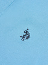 Mens Double Horsemen Polo Shirt Heritage Blue