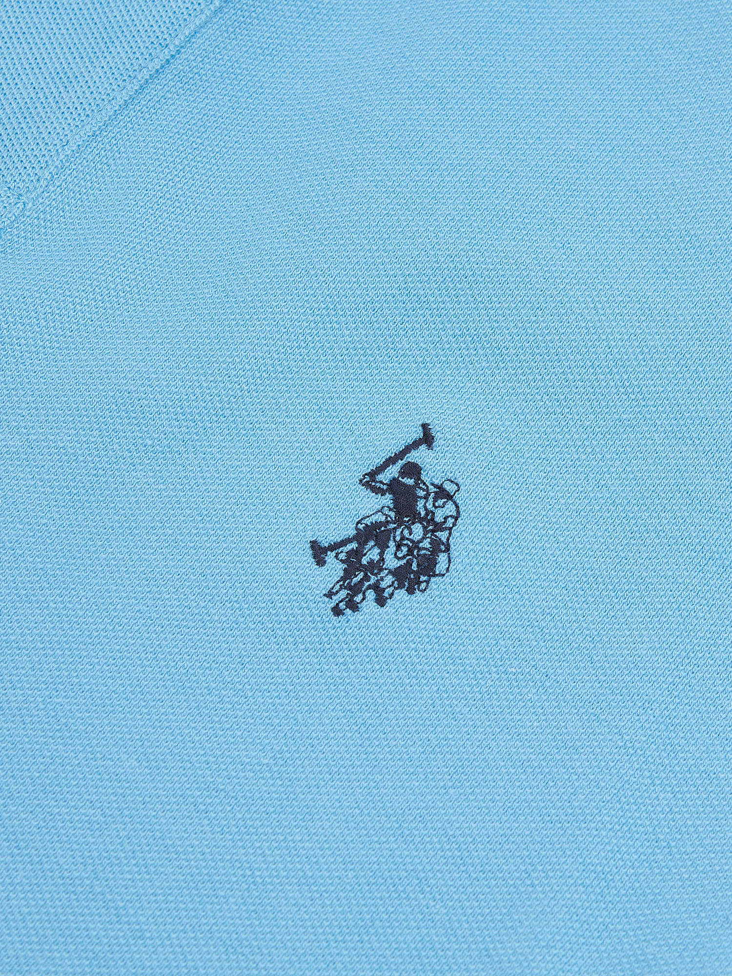 Mens Double Horsemen Polo Shirt Heritage Blue