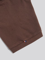 Mens Double Horsemen Polo Shirt Chocolate Martini