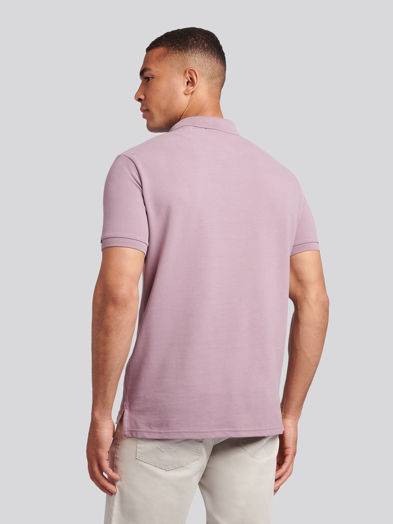 Mens Double Horsemen Polo Shirt Elderberry