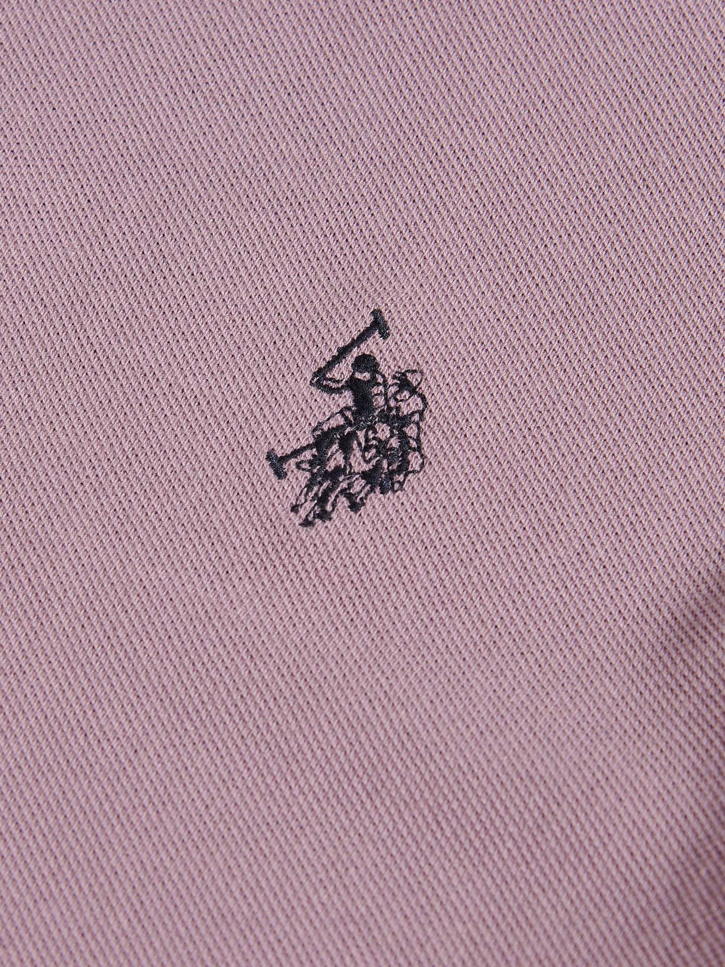 Mens Double Horsemen Polo Shirt Elderberry