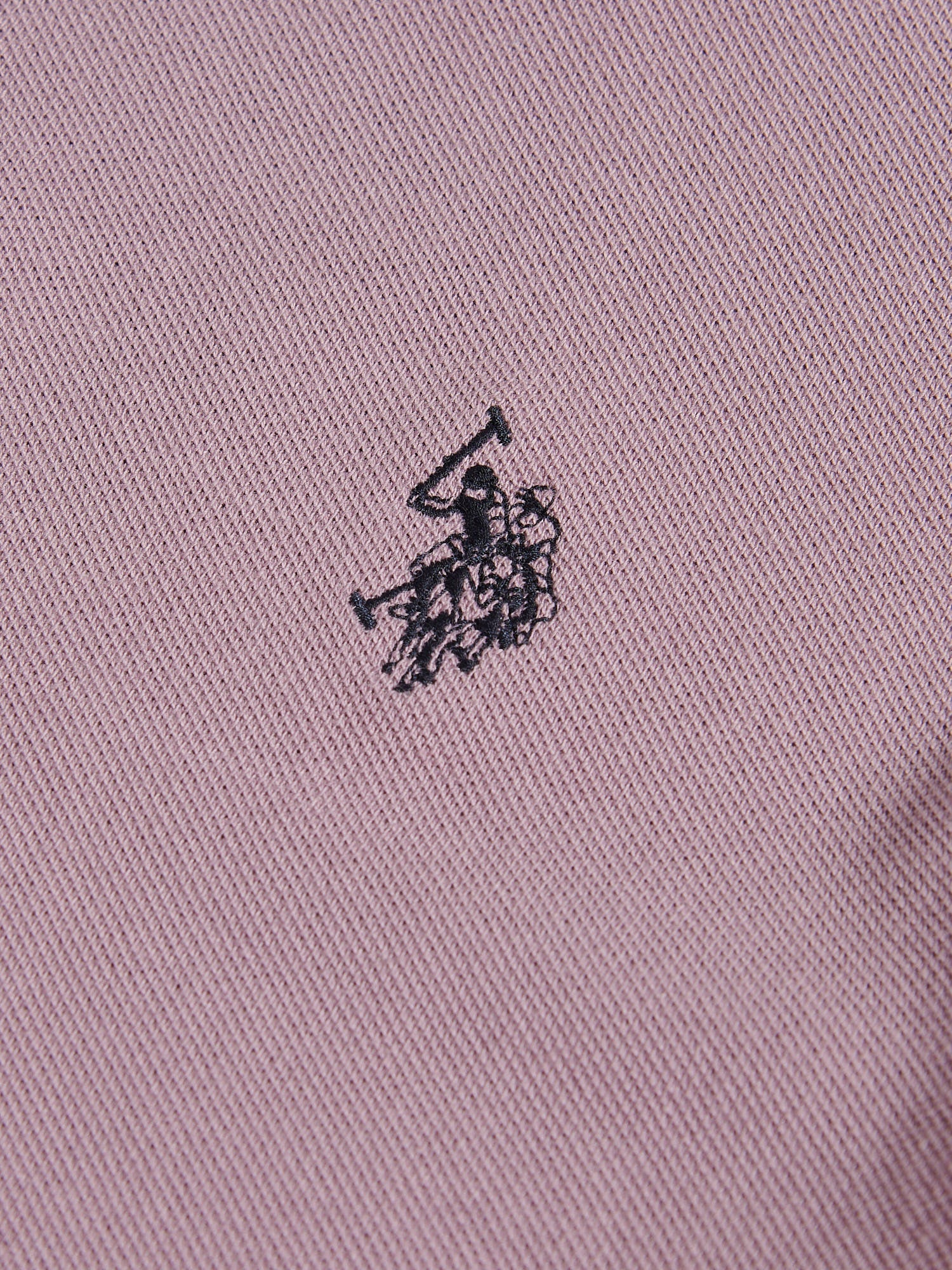 Mens Double Horsemen Polo Shirt Elderberry
