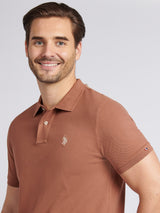Mens Double Horsemen Polo Shirt Rawhide