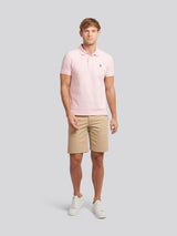 Mens Double Horsemen Polo Shirt Tickled Pink