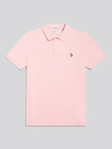 Mens Double Horsemen Polo Shirt Tickled Pink