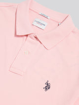 Mens Double Horsemen Polo Shirt Tickled Pink