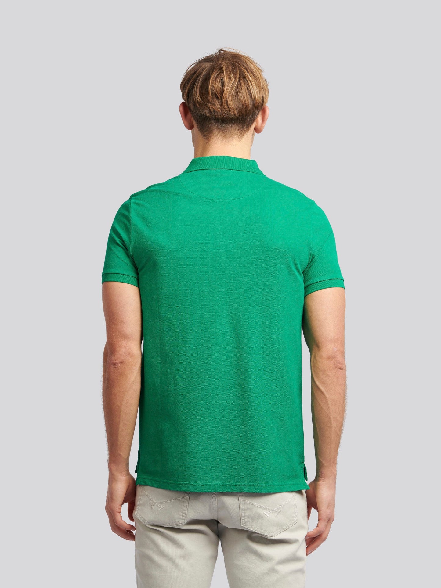 Mens Double Horsemen Polo Shirt Lush Meadow