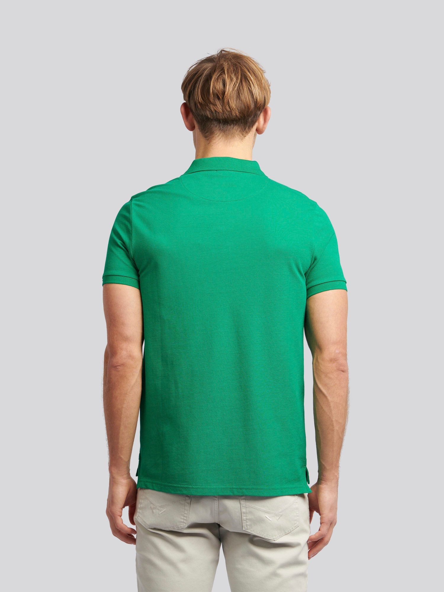 Mens Double Horsemen Polo Shirt Lush Meadow
