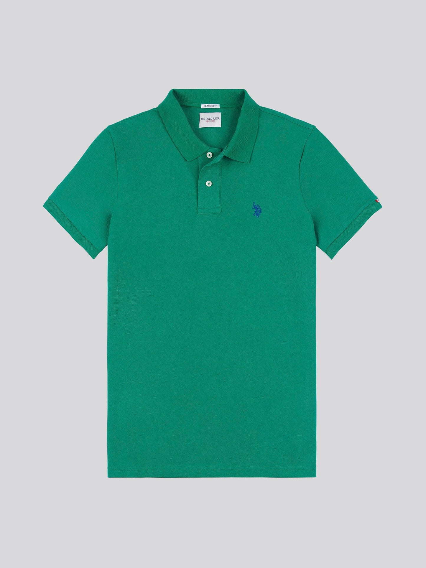 Mens Double Horsemen Polo Shirt Lush Meadow