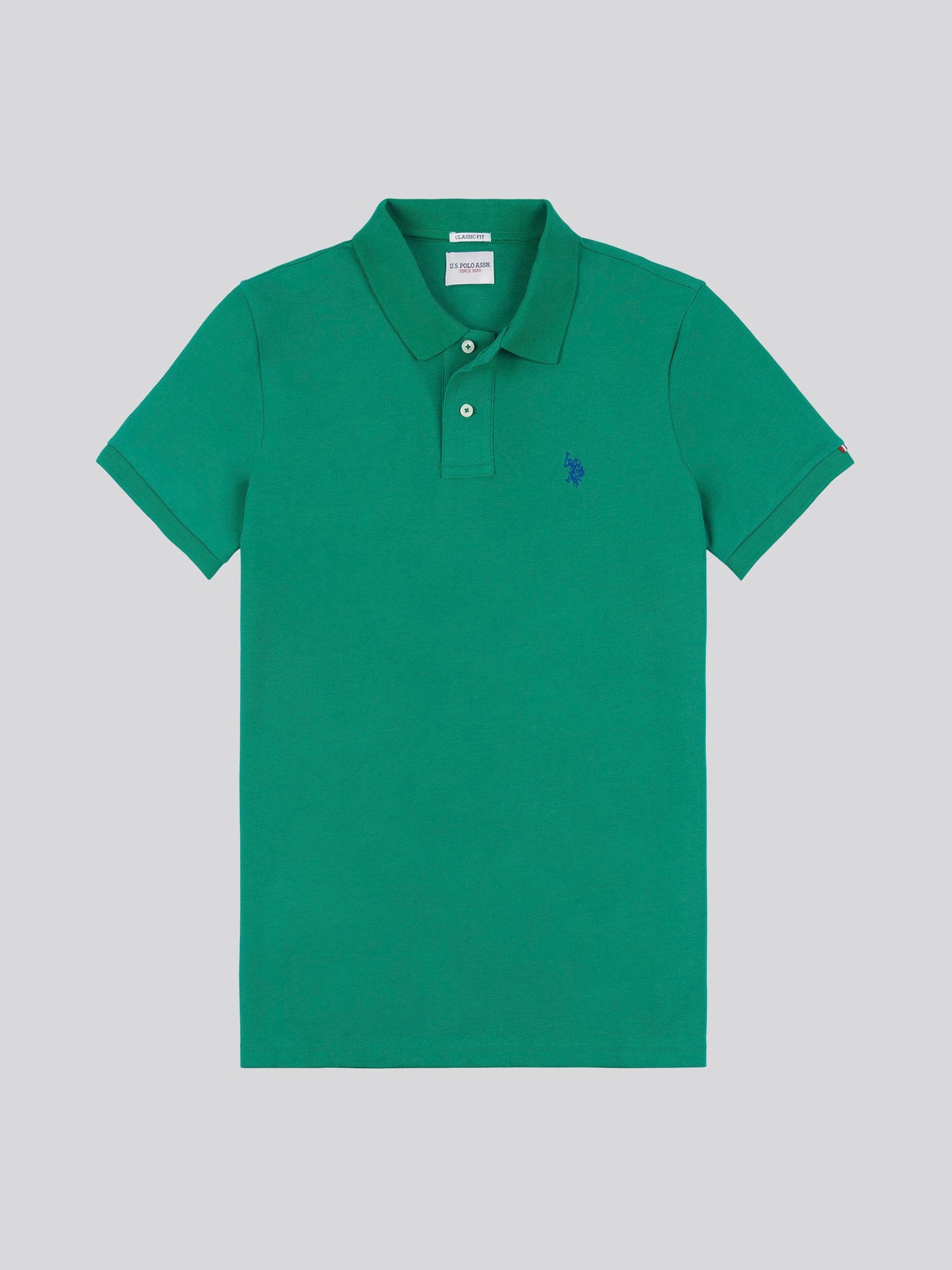 Mens Double Horsemen Polo Shirt Lush Meadow
