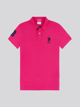 Mens Player 3 Polo Shirt Raspberry Sorbet