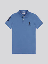 Mens Player 3 Polo Shirt Blue Horizon