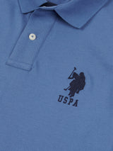 Mens Player 3 Polo Shirt Blue Horizon
