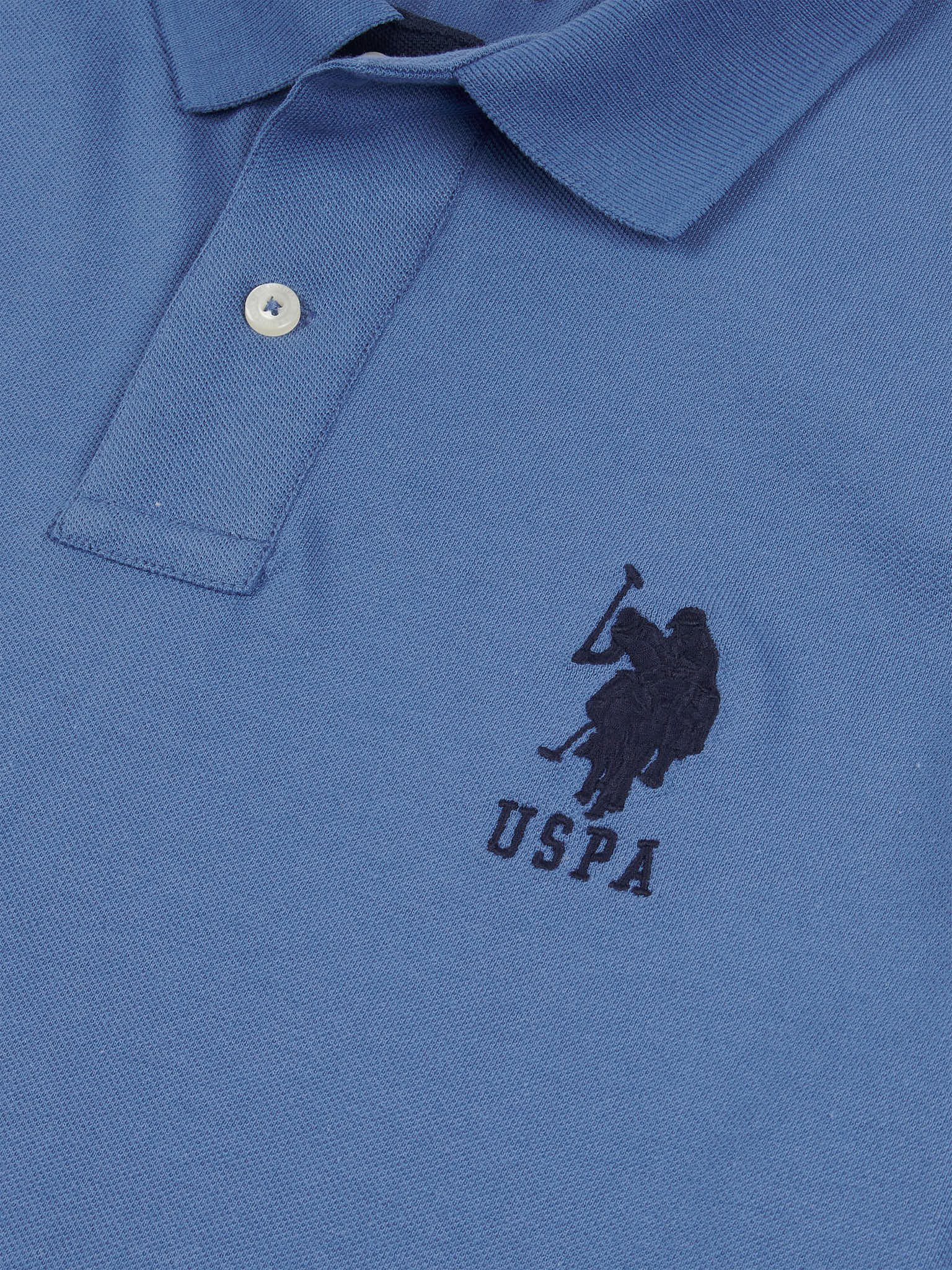 Mens Player 3 Polo Shirt Blue Horizon