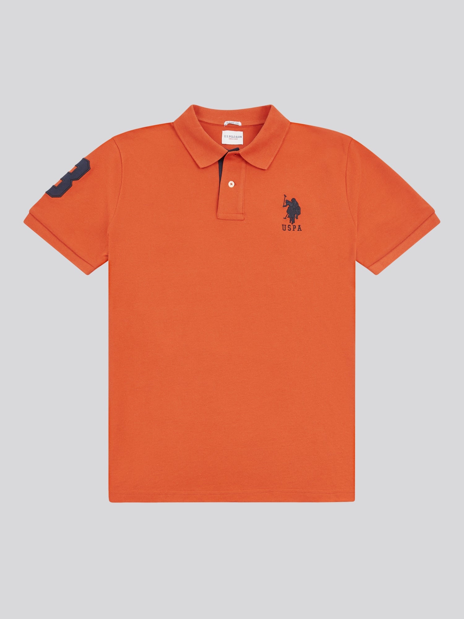 Mens Player 3 Polo Shirt Burnt Ochre