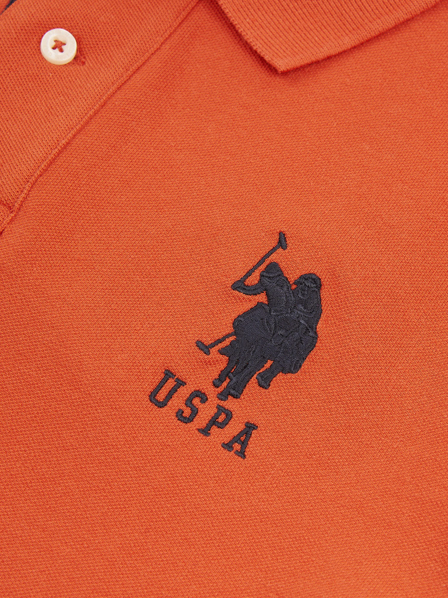 Mens Player 3 Polo Shirt Burnt Ochre