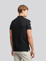 Mens Player 3 Polo Shirt Black Bright White DHM