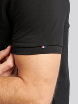Mens Player 3 Polo Shirt Black Bright White DHM