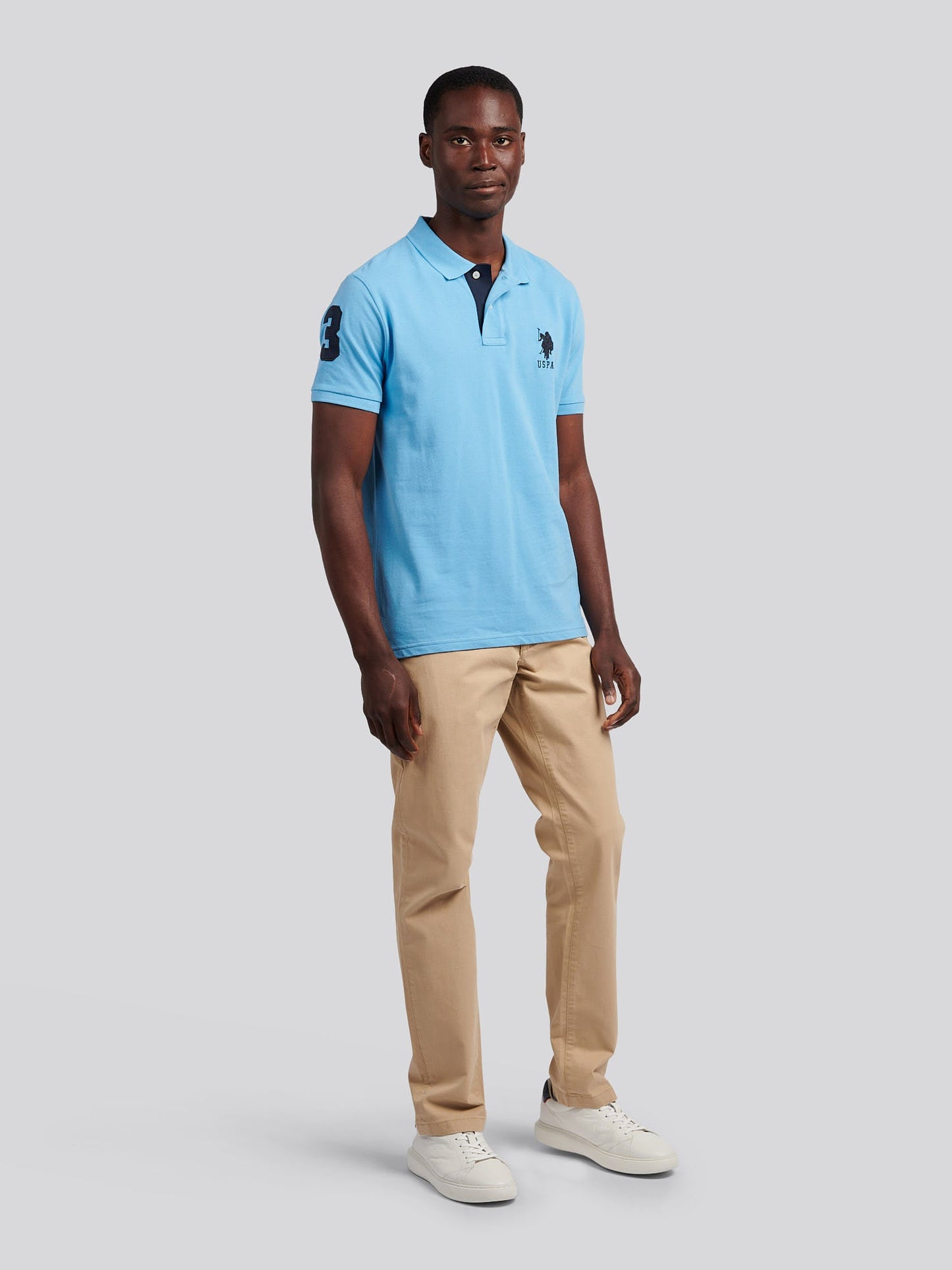 Mens Player 3 Polo Shirt Heritage Blue