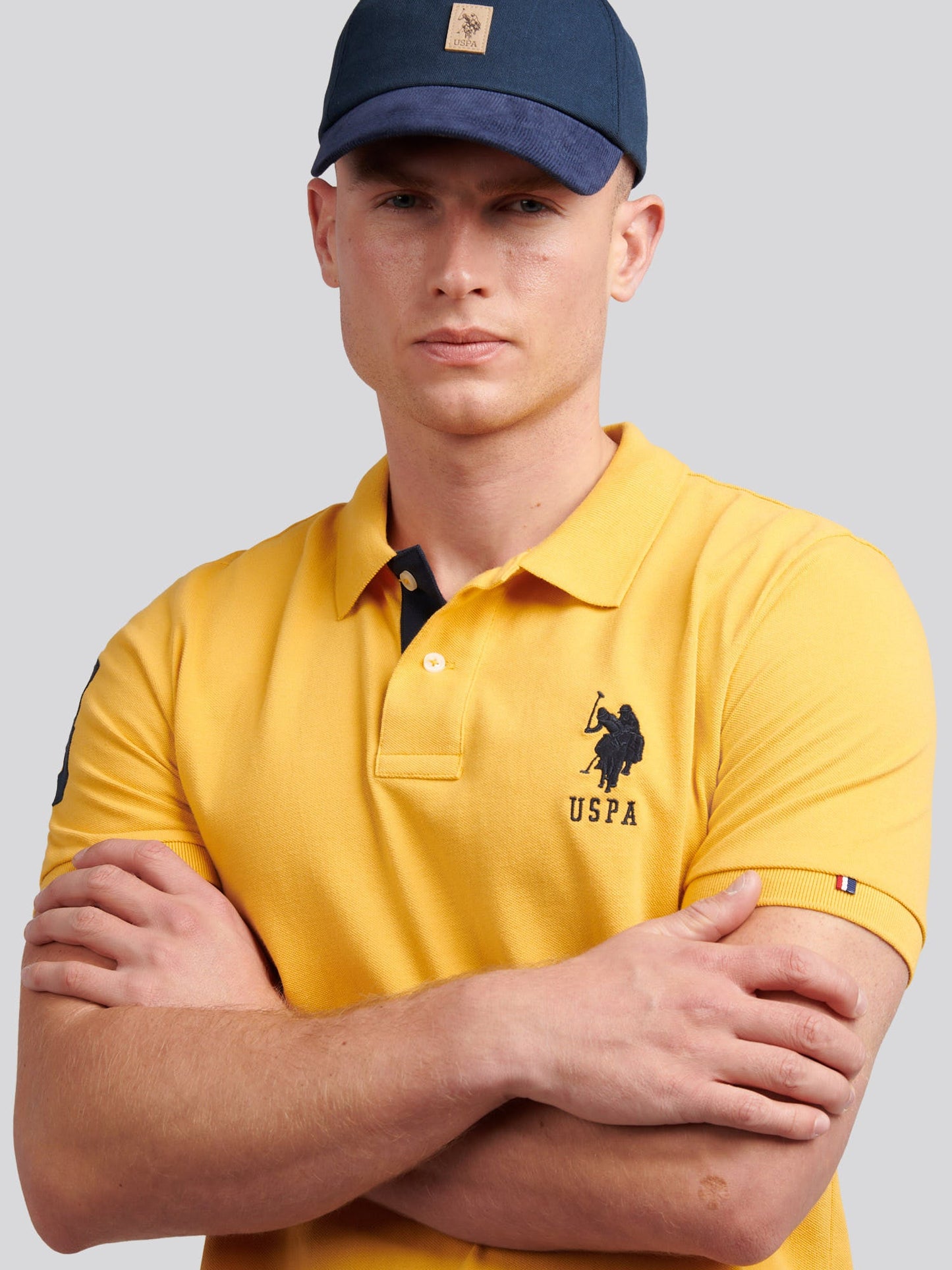 Mens Player 3 Polo Shirt Golden Apricot