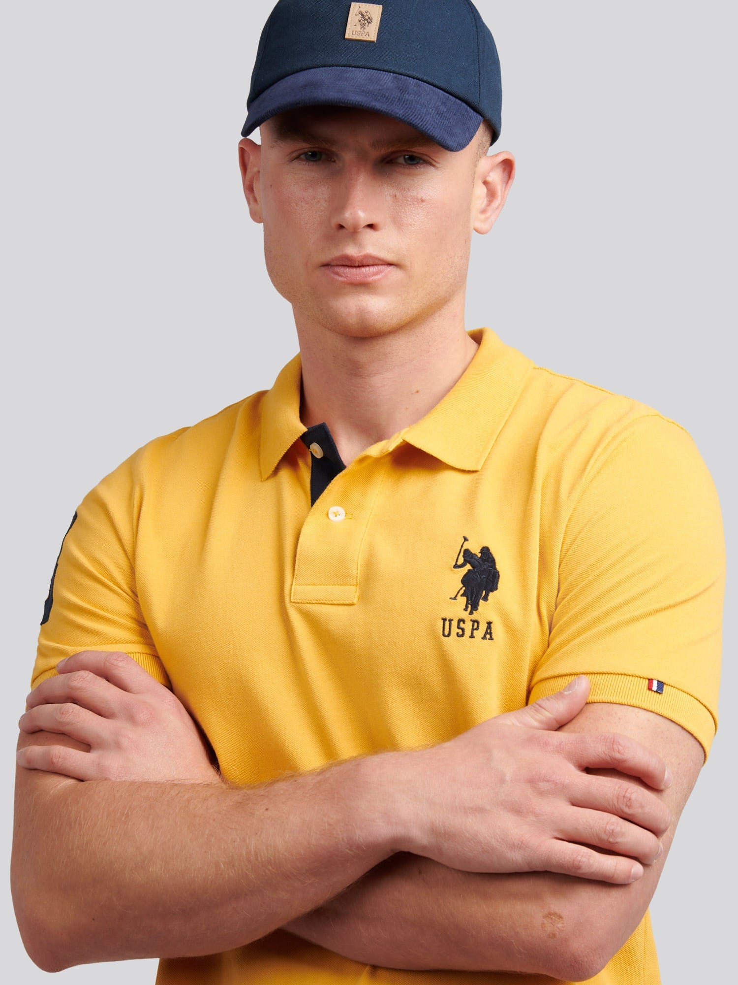 Mens Player 3 Polo Shirt Golden Apricot