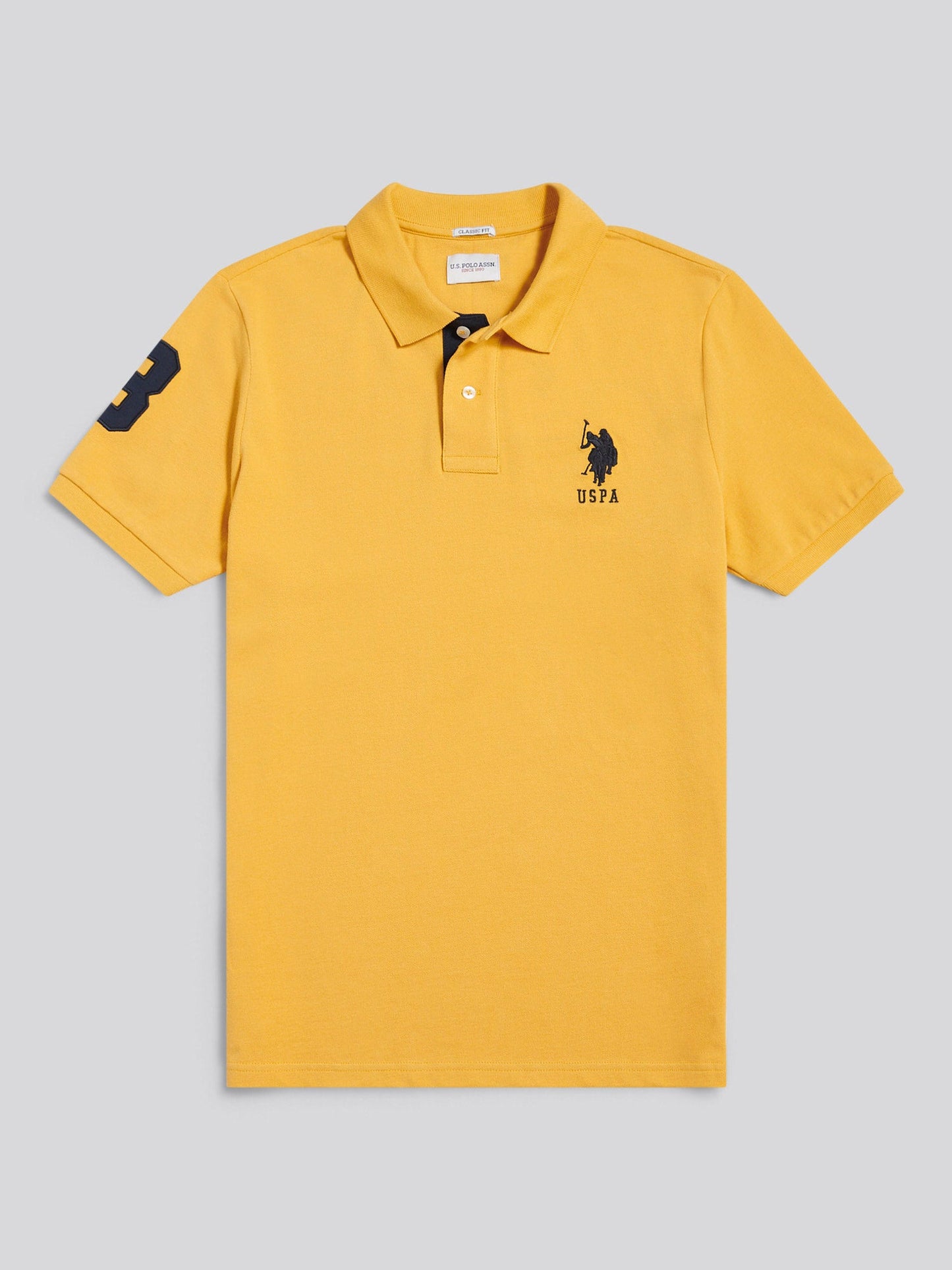 Mens Player 3 Polo Shirt Golden Apricot