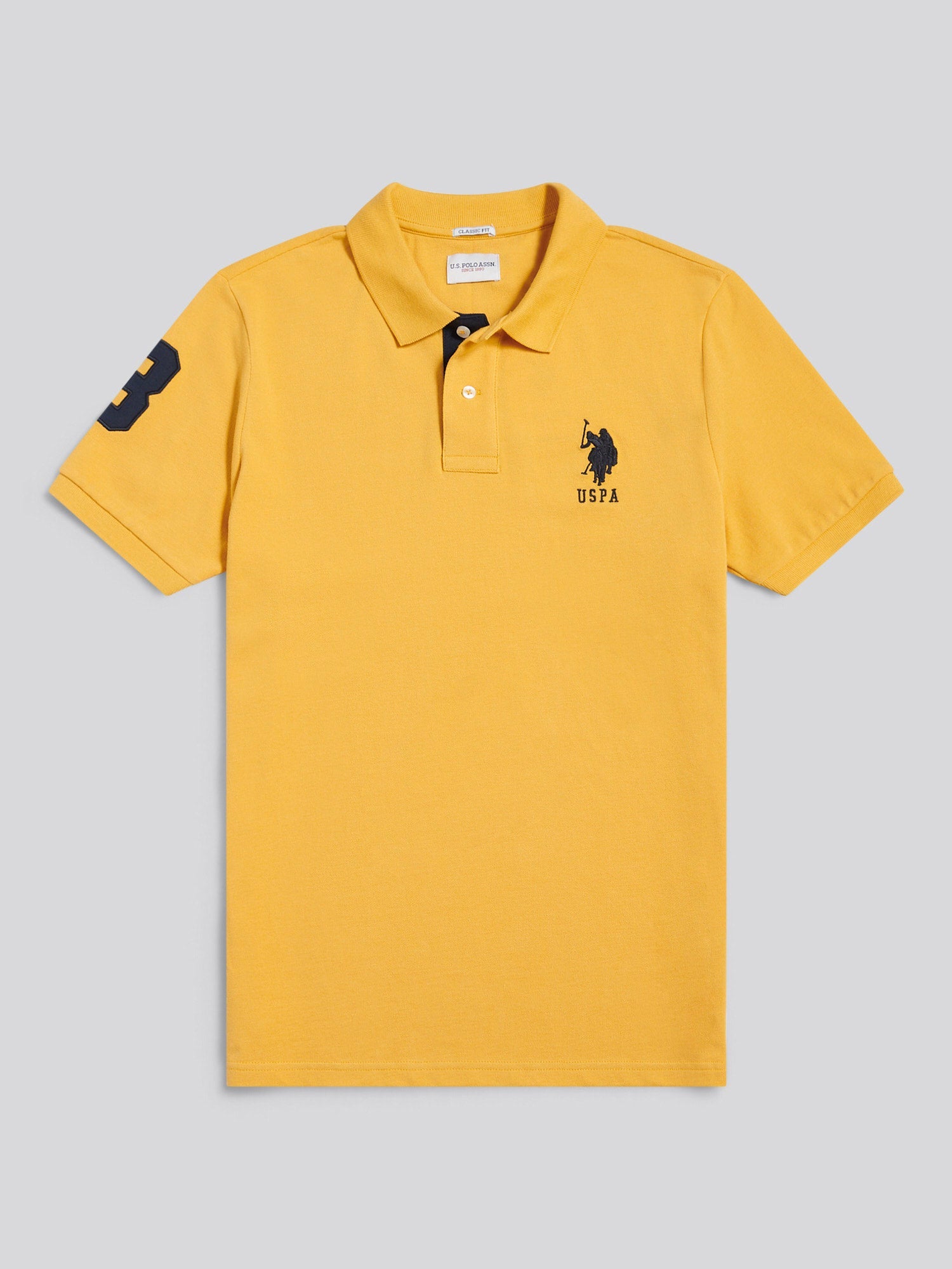 Mens Player 3 Polo Shirt Golden Apricot