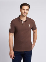 Mens Player 3 Polo Shirt Chocolate Martini