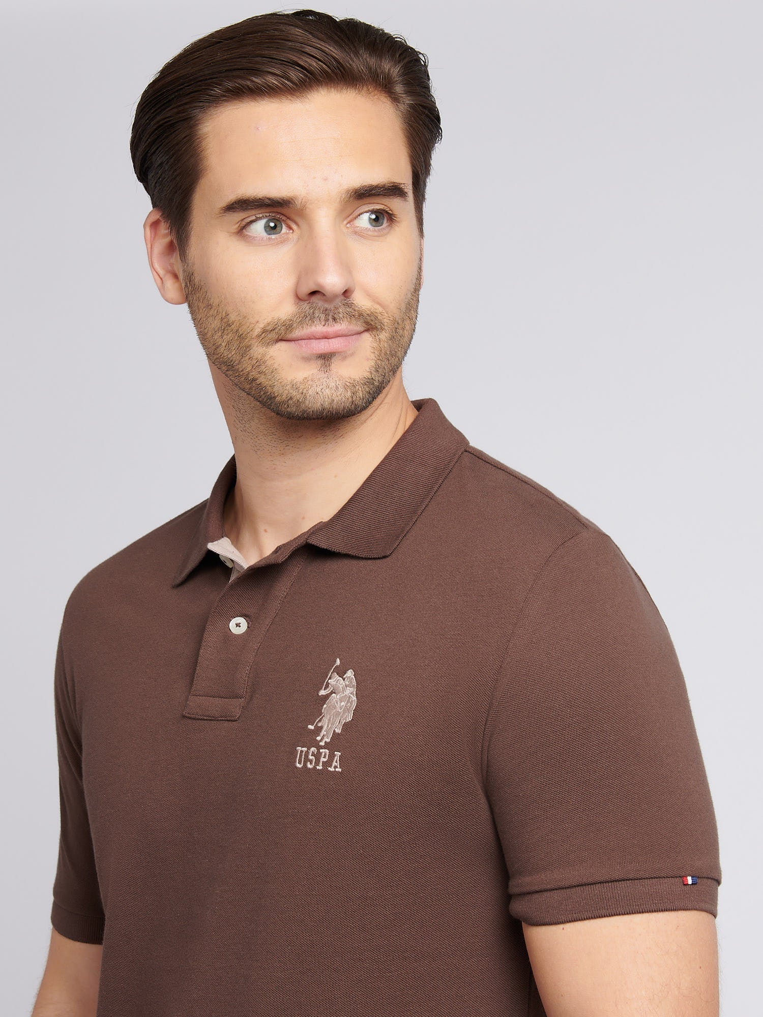 Mens Player 3 Polo Shirt Chocolate Martini