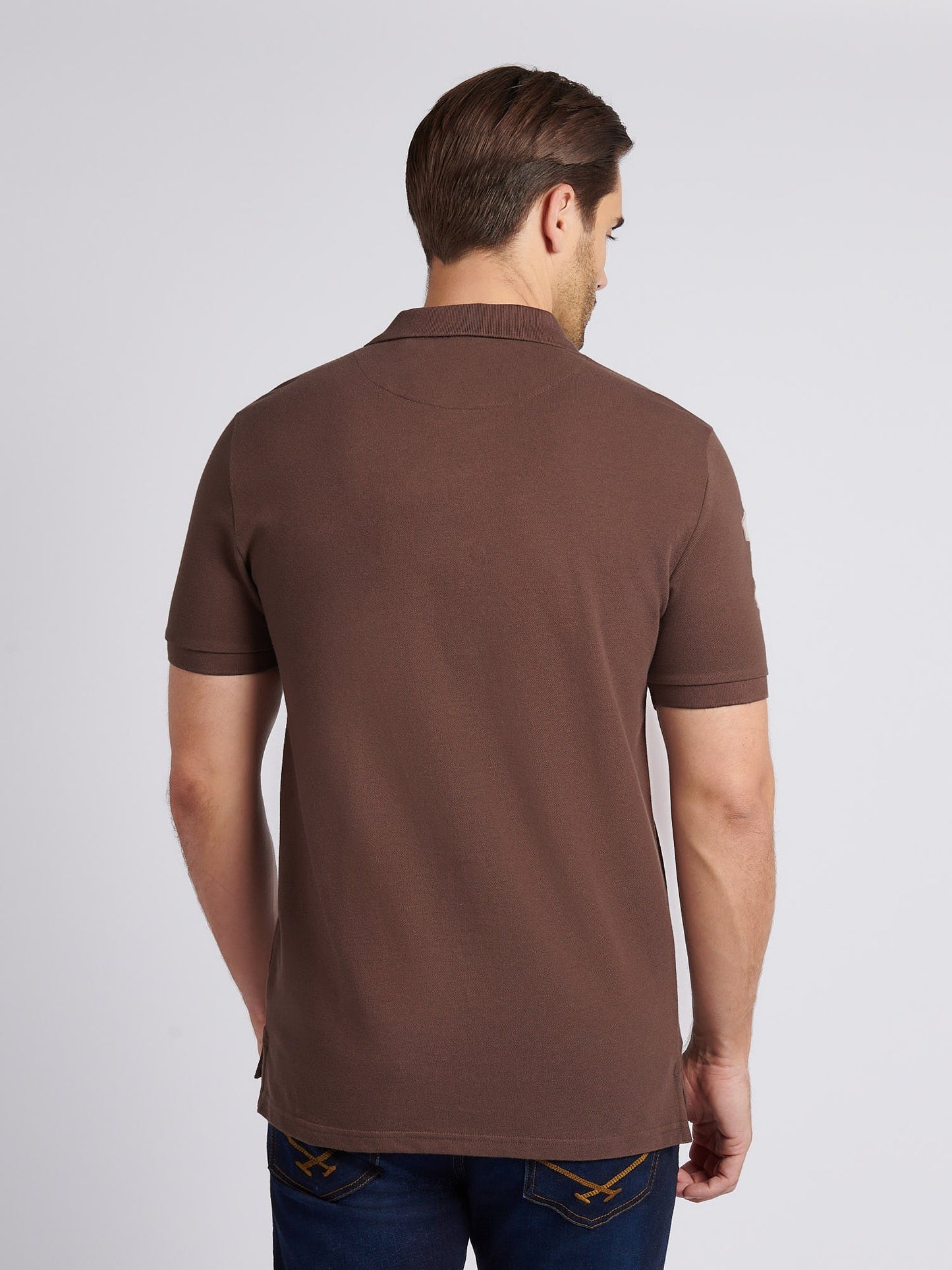 Mens Player 3 Polo Shirt Chocolate Martini