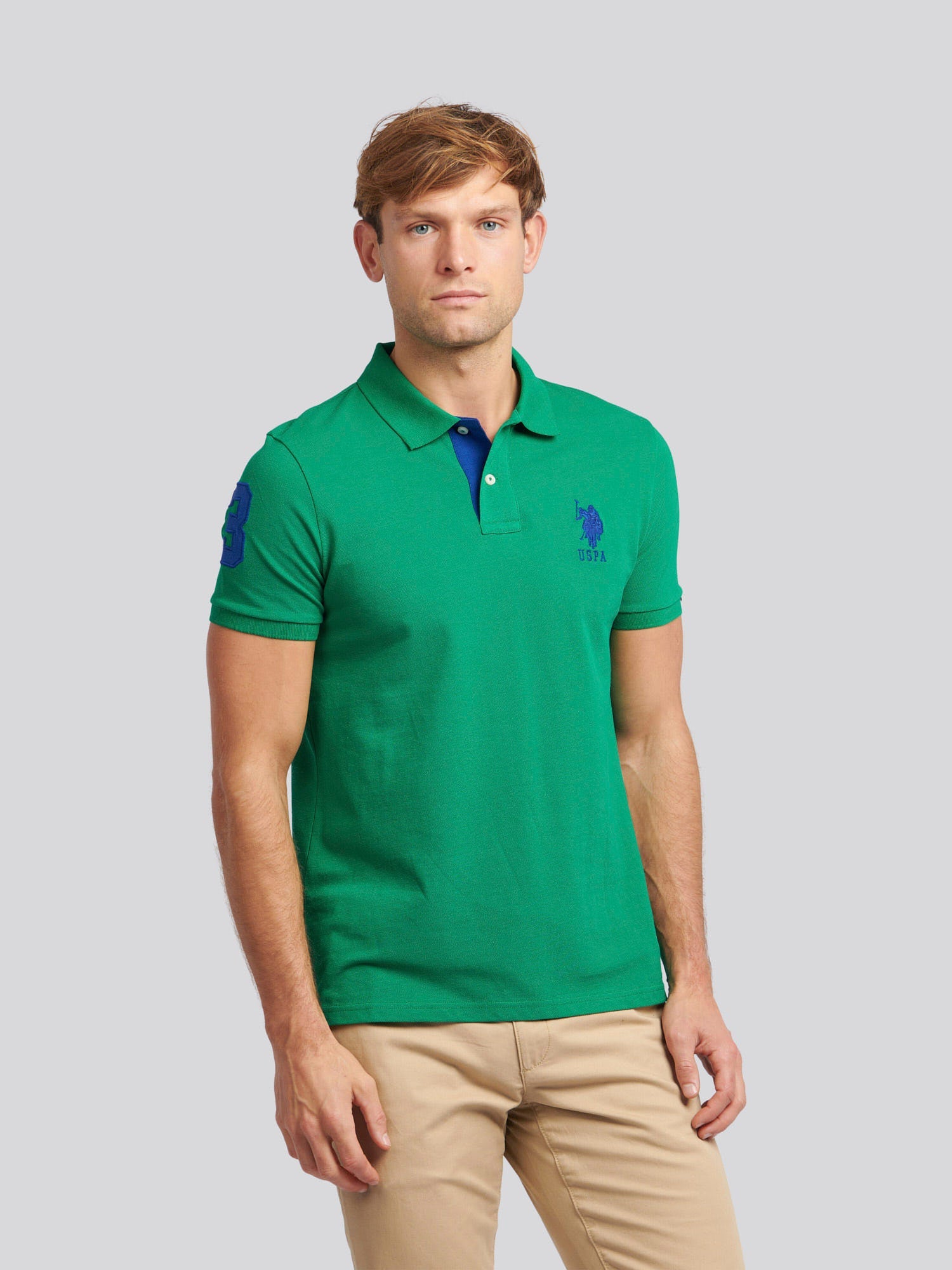 Mens Player 3 Polo Shirt Lush Meadow