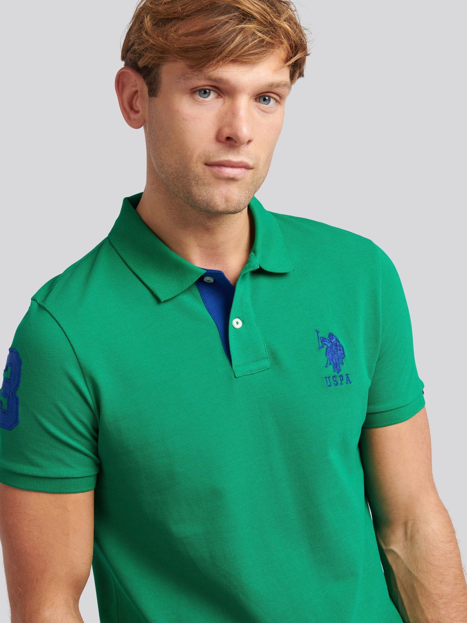 Mens Player 3 Polo Shirt Lush Meadow