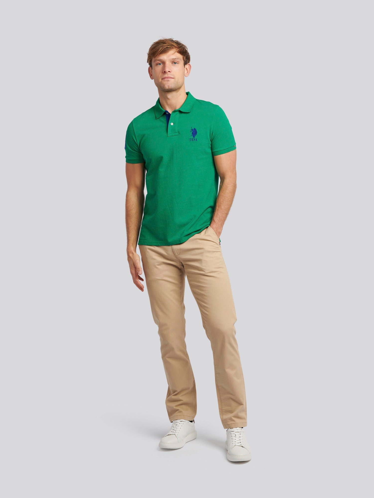 Mens Player 3 Polo Shirt Lush Meadow