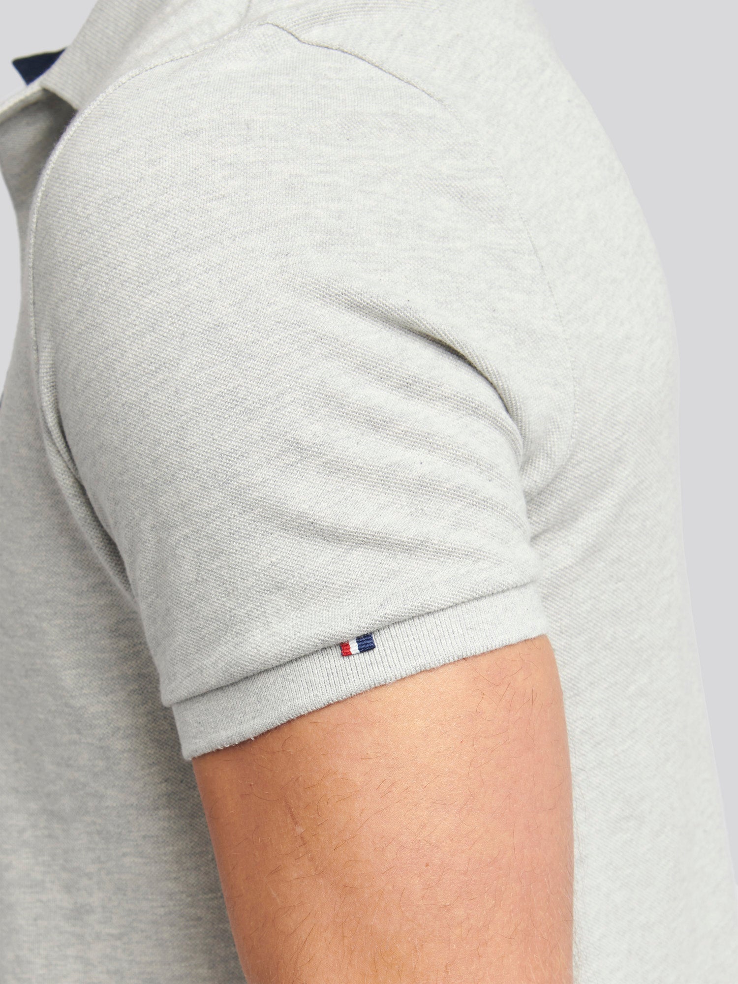 Mens Player 3 Polo Shirt Mid Grey Marl