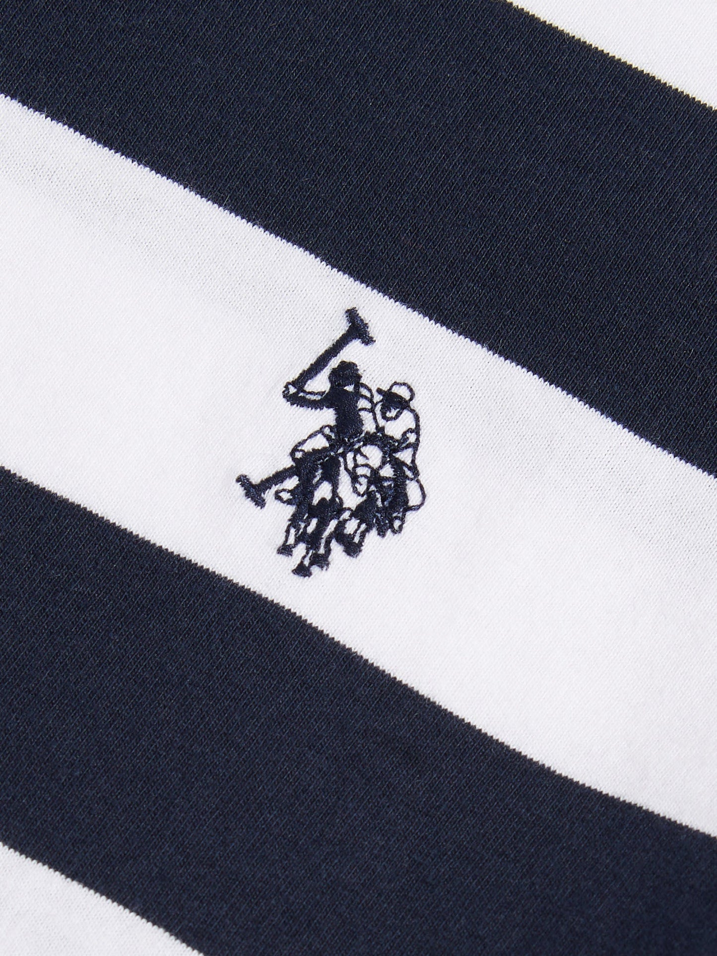 Mens Classic Stripe T-Shirt Dark Sapphire Navy